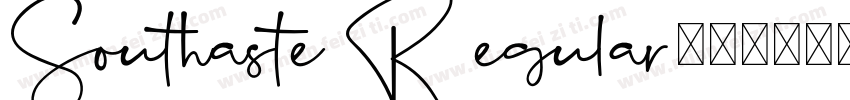 Southaste Regular字体转换